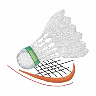 Badminton Hoody by ZazzleEmbroidery