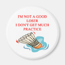 BADMINTON FRIDGE MAGNETS