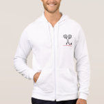 Badminton gifts, racquet and shuttlecock custom tee shirt