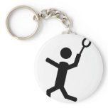 badminton icon key chains