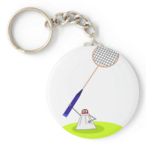 Badminton keychains