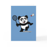 Badminton Panda Cards