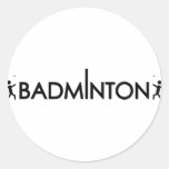 badminton player text icon stickers