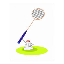 Badminton Post Card