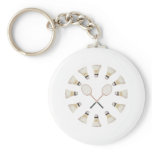 Badminton Rackets Key Chains