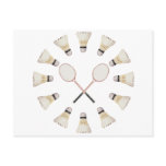 Badminton Rackets postcards
