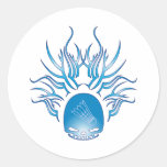 Badminton Skull Stickers