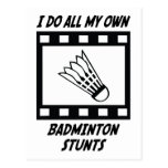Badminton Stunts Post Cards