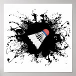 Badminton Urban Style Posters