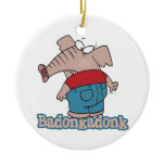 badonkadonk elephant butt cartoon ornament