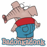 badonkadonk elephant butt cartoon photo sculptures