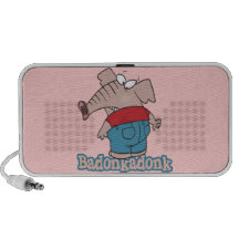 badonkadonk elephant butt cartoon notebook speakers