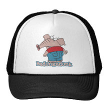 badonkadonk elephant butt cartoon trucker hats