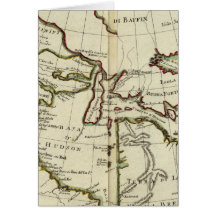 Baffin Bay North Atlantic Ocean Card