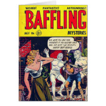 "Baffling Mystery" Birthday Card