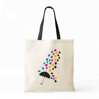 Bag CMYK Rain Bolsa De Lona by krisefe