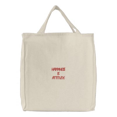 Bag  Happiness is Attitude by ARTCOR7
