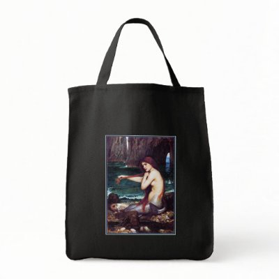 Bag: John Waterhouse - A Mermaid by Aquavel