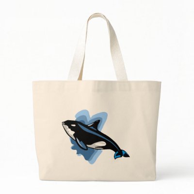 Bag - Killer Whale by pawtraitart