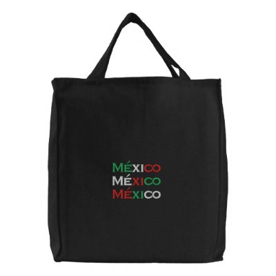 Bag, Mexico lindo, tri-colour by dantopa