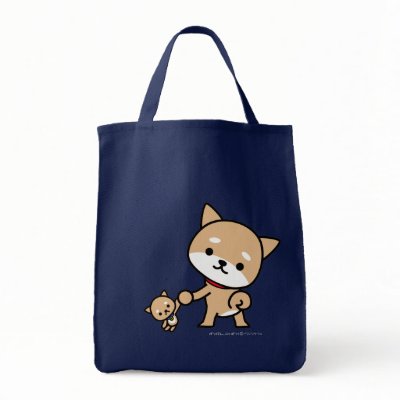 Bag - Puppy with a stuffed puppy by HIBARI