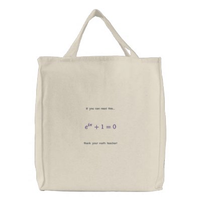 Bag: Thank your math teacher by dantopa