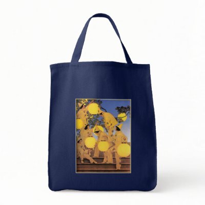 Bag: The Lantern Bearers - Maxfield Parrish by Aquavel