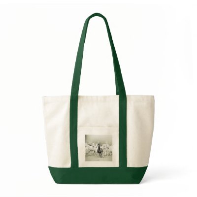 bag with arabian horses running home by Horsebeauty