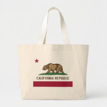 Bag with Flag of  California State - USA