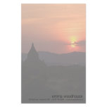 Bagan Sunset Personalised Stationery