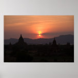 Bagan Sunset • Poster