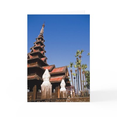 Bagaya Kyaung • Greeting Card by SabineSt