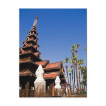 Bagaya Kyaung Monastery Postcard