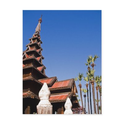 Bagaya Kyaung Postcard by SabineSt