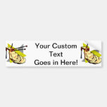 Bagpipe graphic 2 bumper sticker