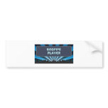 Bagpipe Player Marquee Bumper Sticker