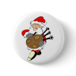 Bagpipe Santa Buttons