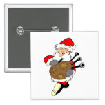 Bagpipe Santa buttons