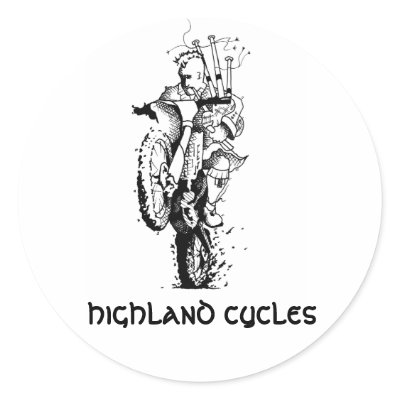 Bagpipe Sticker by highlandcycles