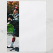 Bagpiper Profile Full Color Flyer