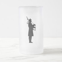 Bagpiper Silhouette Mug