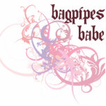 Bagpipes Babe Photo Sculpture