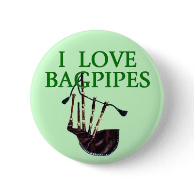 Bagpipes Button by arianna9619