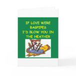 BAGPIPES lover cards