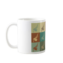 Bagpipes Pop Art Coffee Mugs