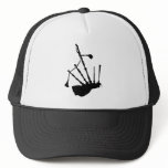 Bagpipes Silhouette Hats