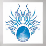 Bagpipes Skull Print
