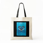 Bags - blue trendy grunge hearts