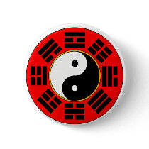 Bagua trigram button