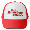 Bah Humbug Bitches hats